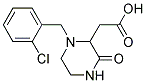 [1-(2-CHLORO-BENZYL)-3-OXO-PIPERAZIN-2-YL]-ACETIC ACID Struktur