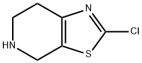 2-CHLORO-4,5,6,7-TETRAHYDROTHIAZOLO[5,4-C]PYRIDINE Struktur