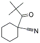 1-(2,2-DIMETHYL-PROPIONYL)-CYCLOHEXANECARBONITRILE Struktur