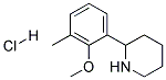 2-(2-METHOXY-3-METHYLPHENYL)PIPERIDINE HYDROCHLORIDE Struktur