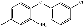 2-(3-CHLOROPHENOXY)-5-METHYLANILINE Struktur