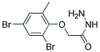 (2,4-DIBROMO-6-METHYL-PHENOXY)-ACETIC ACID HYDRAZIDE Struktur