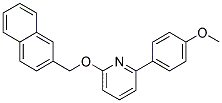 2-(4-METHOXYPHENYL)-6-(2-NAPHTHYLMETHOXY)PYRIDINE Struktur