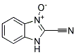 2-CYANOBENZIMIDAZOLE N-OXIDE Struktur