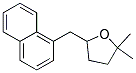 2,2-DIMETHYL-5-NAPHTHALEN-1-YLMETHYL-TETRAHYDRO-FURAN Struktur