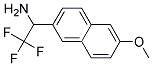 2,2,2-TRIFLUORO-1-(6-METHOXY-NAPHTHALEN-2-YL)-ETHYLAMINE Struktur