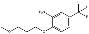 2-(3-METHOXYPROPOXY)-5-(TRIFLUOROMETHYL)ANILINE Struktur