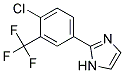 2-(4-CHLORO-3-TRIFLUOROMETHYL-PHENYL)-1H-IMIDAZOLE Struktur