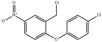 2-(CHLOROMETHYL)-1-(4-CHLOROPHENOXY)-4-NITROBENZENE Struktur