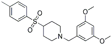 1-(3,5-DIMETHOXYBENZYL)-4-[(4-METHYLPHENYL)SULFONYL]PIPERIDINE Struktur