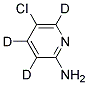 2-AMINO-5-CHLOROPYRIDINE-3,4,6-D3 Struktur