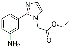 [2-(3-AMINO-PHENYL)-IMIDAZOL-1-YL]-ACETIC ACID ETHYL ESTER Struktur