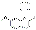 2-IODO-7-METHOXY-1-PHENYL-NAPHTHALENE Struktur