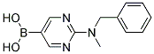 (2-[BENZYL(METHYL)AMINO]PYRIMIDIN-5-YL)BORONIC ACID Struktur