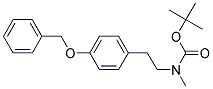 [2-(4-BENZYLOXY-PHENYL)-ETHYL]-METHYL-CARBAMIC ACID TERT-BUTYL ESTER Struktur