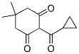 2-CYCLOPROPANECARBONYL-5,5-DIMETHYL-CYCLOHEXANE-1,3-DIONE Struktur