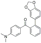 (2-BENZO[1,3]DIOXOL-5-YL-PHENYL)-(4-DIMETHYLAMINOPHENYL)-METHANONE Struktur