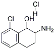 2-AMINO-8-CHLORO-1,2,3,4-TETRAHYDRO-NAPHTHALEN-1-OL HYDROCHLORIDE Struktur