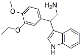 2-(3-ETHOXY-4-METHOXYPHENYL)-2-(1H-INDOL-3-YL)ETHANAMINE Struktur