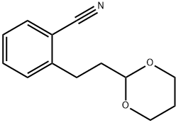 2-(1,3-DIOXAN-2-YLETHYL)BENZONITRILE Struktur