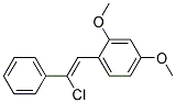 1-(2-CHLORO-2-PHENYL-VINYL)-2,4-DIMETHOXY-BENZENE Struktur