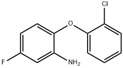 2-(2-CHLOROPHENOXY)-5-FLUOROANILINE Struktur