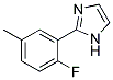 2-(2-FLUORO-5-METHYL-PHENYL)-1H-IMIDAZOLE Struktur