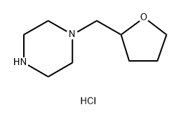 1-(TETRAHYDROFURAN-2-YLMETHYL)PIPERAZINE HYDROCHLORIDE Struktur