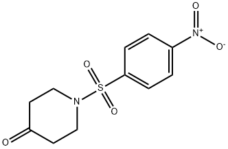 1-[(4-NITROPHENYL)SULFONYL]TETRAHYDRO-4(1H)-PYRIDINONE Struktur