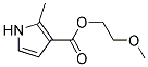 2-METHYL-1H-PYRROLE-3-CARBOXYLIC ACID 2-METHOXY-ETHYL ESTER Struktur