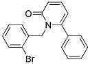 1-(2-BROMOBENZYL)-6-PHENYLPYRIDIN-2(1H)-ONE Struktur