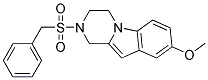 2-(BENZYLSULFONYL)-8-METHOXY-1,2,3,4-TETRAHYDROPYRAZINO[1,2-A]INDOLE Struktur