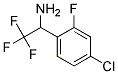 1-(4-CHLORO-2-FLUORO-PHENYL)-2,2,2-TRIFLUORO-ETHYLAMINE Struktur