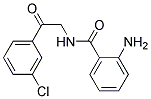 2-AMINO-N-[2-(3-CHLORO-PHENYL)-2-OXO-ETHYL]-BENZAMIDE Struktur