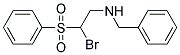 (2-BENZENESULFONYL-2-BROMO-ETHYL)-BENZYL-AMINE Struktur