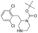 2-(2,6-DICHLORO-BENZYL)-PIPERAZINE-1-CARBOXYLIC ACID TERT-BUTYL ESTER Struktur