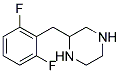 2-(2,6-DIFLUORO-BENZYL)-PIPERAZINE Struktur