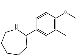 2-(4-METHOXY-3,5-DIMETHYLPHENYL)AZEPANE Struktur