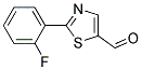 2-(2-FLUOROPHENYL)THIAZOLE-5-CARBALDEHYDE Struktur