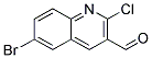 2-CHLORO-6-BROMOQUINOLINE-3-CARBOXALDEHYDE Struktur