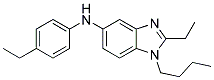 (1-BUTYL-2-ETHYL-1H-BENZOIMIDAZOL-5-YL)-(4-ETHYL-PHENYL)-AMINE Struktur