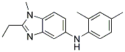 (2,4-DIMETHYL-PHENYL)-(2-ETHYL-1-METHYL-1H-BENZOIMIDAZOL-5-YL)-AMINE Struktur