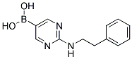 (2-[(2-PHENYLETHYL)AMINO]PYRIMIDIN-5-YL)BORONIC ACID Struktur