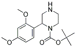 2-(2,4-DIMETHOXY-PHENYL)-PIPERAZINE-1-CARBOXYLIC ACID TERT-BUTYL ESTER Struktur