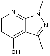 1,3-DIMETHYL-1H-PYRAZOLO[3,4-B]PYRIDIN-4-OL Struktur