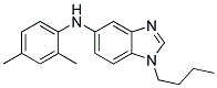 (1-BUTYL-1H-BENZOIMIDAZOL-5-YL)-(2,4-DIMETHYL-PHENYL)-AMINE Struktur