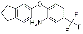 2-(2,3-DIHYDRO-1H-INDEN-5-YLOXY)-5-(TRIFLUOROMETHYL)PHENYLAMINE Struktur