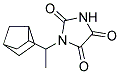 1-(1-BICYCLO[2.2.1]HEPT-2-YLETHYL)IMIDAZOLIDINE-2,4,5-TRIONE Struktur