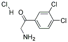 2-AMINO-3',4'-DICHLOROACETOPHENONE HYDROCHLORIDE Struktur