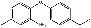 2-(4-ETHYLPHENOXY)-5-METHYLANILINE Struktur